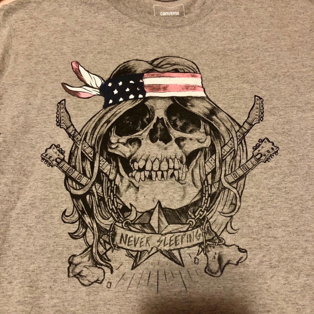 Converse gray short sleeve t-shirt